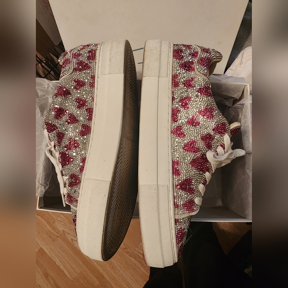 Betsey Johnson Rhinestone Shoes women's size 10 - Picture 4 of 10